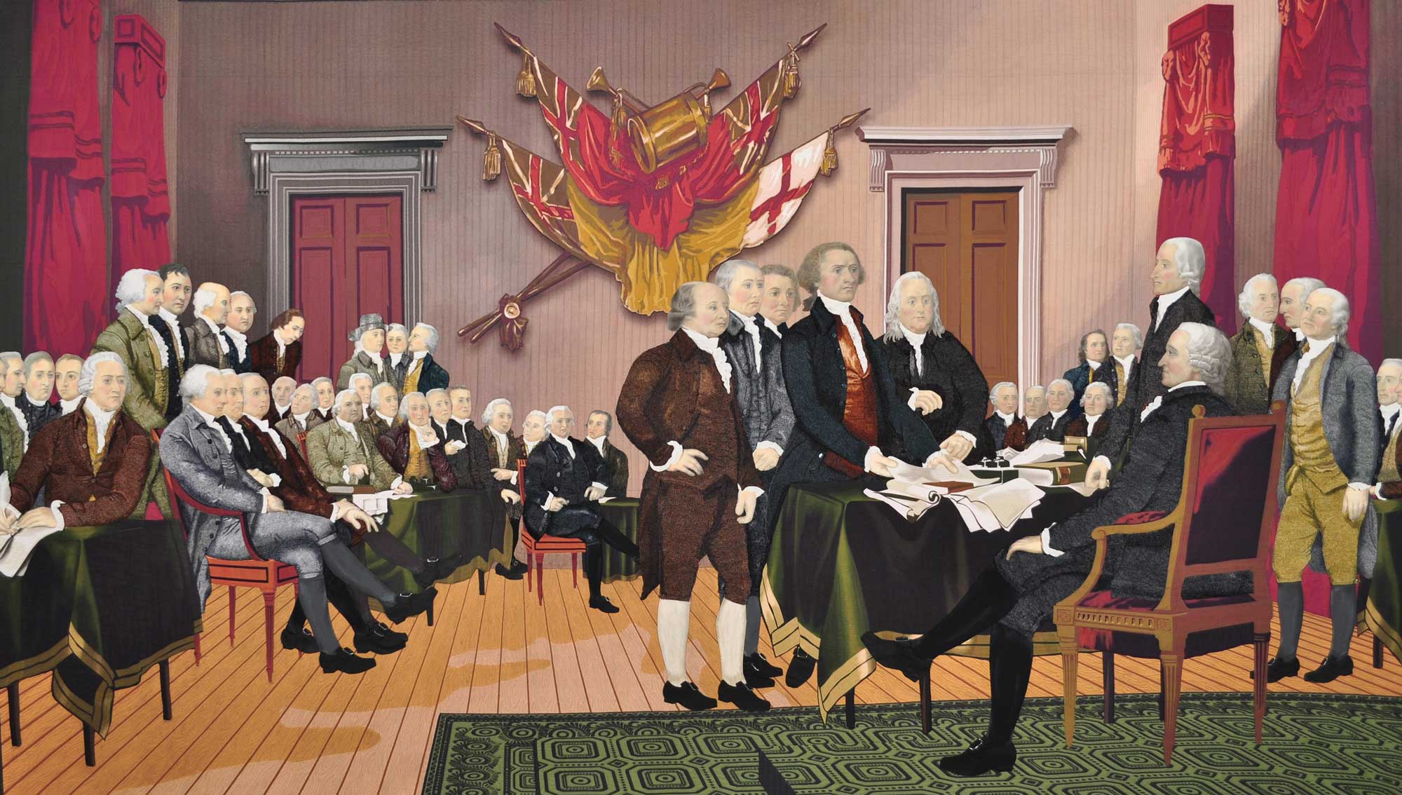 John Trumbull's Declaration of Independence image provided by Architect of the Capitol